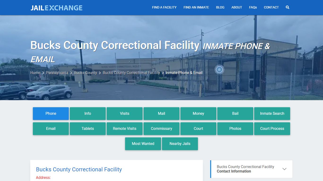 Inmate Phone - Bucks County Correctional Facility, PA - Jail Exchange